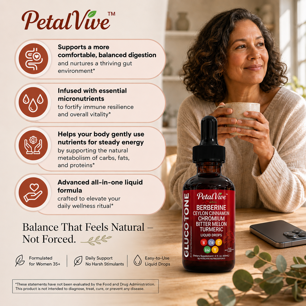 PetalVive Natural Wellness Drops